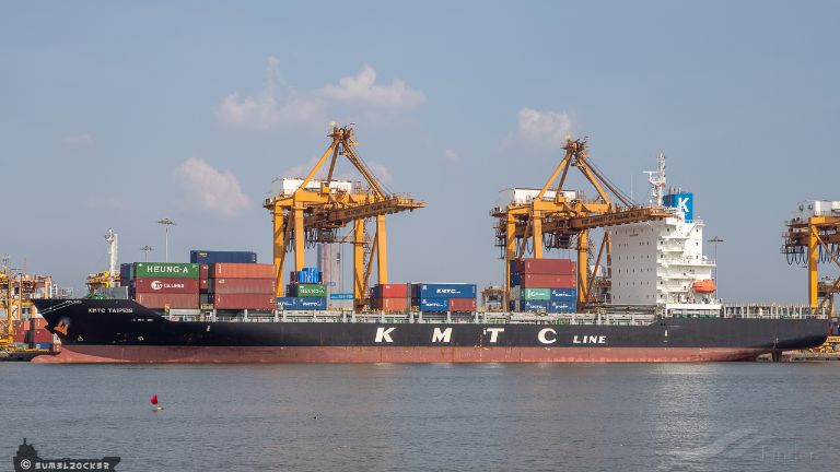 kmtc taipeis (Container Ship) - IMO 9781188, MMSI 477002300, Call Sign VRQQ3 under the flag of Hong Kong
