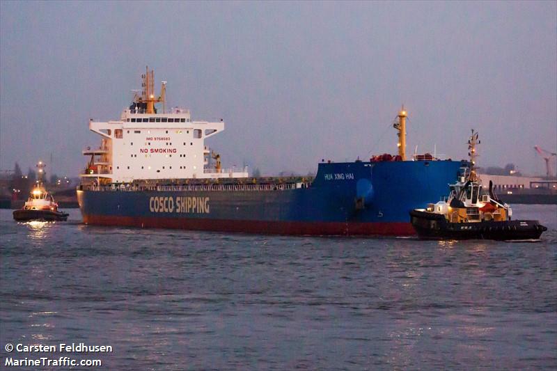 hua xing hai (Bulk Carrier) - IMO 9758583, MMSI 477021900, Call Sign VRQS9 under the flag of Hong Kong