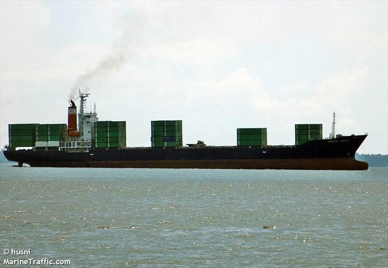 km.oriental galaxy (Container Ship) - IMO 9120920, MMSI 525003624, Call Sign YBJK2 under the flag of Indonesia