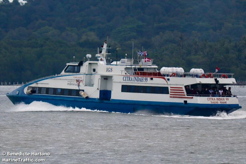 mv citra indah 99 (Passenger Ship) - IMO 9600085, MMSI 525012190, Call Sign YB3427 under the flag of Indonesia
