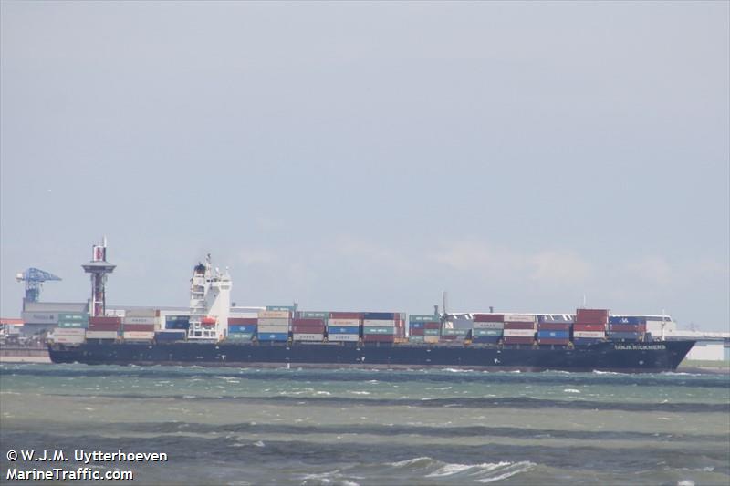 tanja star (Container Ship) - IMO 9431692, MMSI 538003717, Call Sign V7ST5 under the flag of Marshall Islands