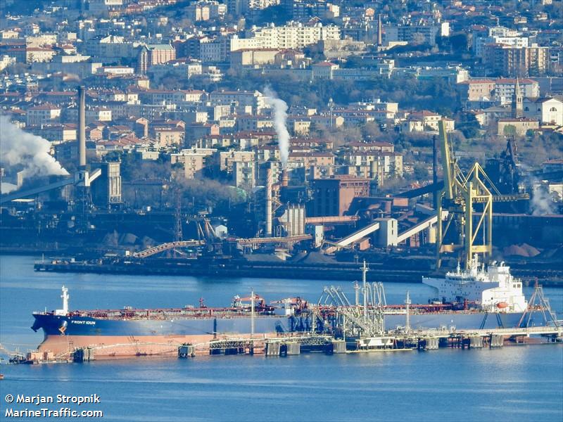 front idun (Crude Oil Tanker) - IMO 9600944, MMSI 538005762, Call Sign V7GT8 under the flag of Marshall Islands