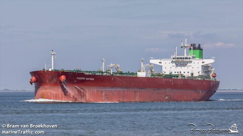 pacific nafsika (Crude Oil Tanker) - IMO 9732278, MMSI 538006922, Call Sign V7KS4 under the flag of Marshall Islands