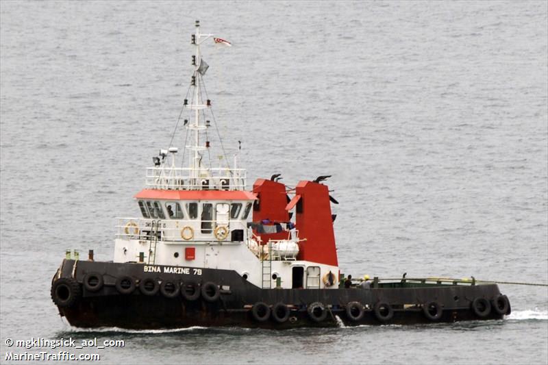 bina marine 79 (Tug) - IMO 9631565, MMSI 563018770, Call Sign 9V9381 under the flag of Singapore