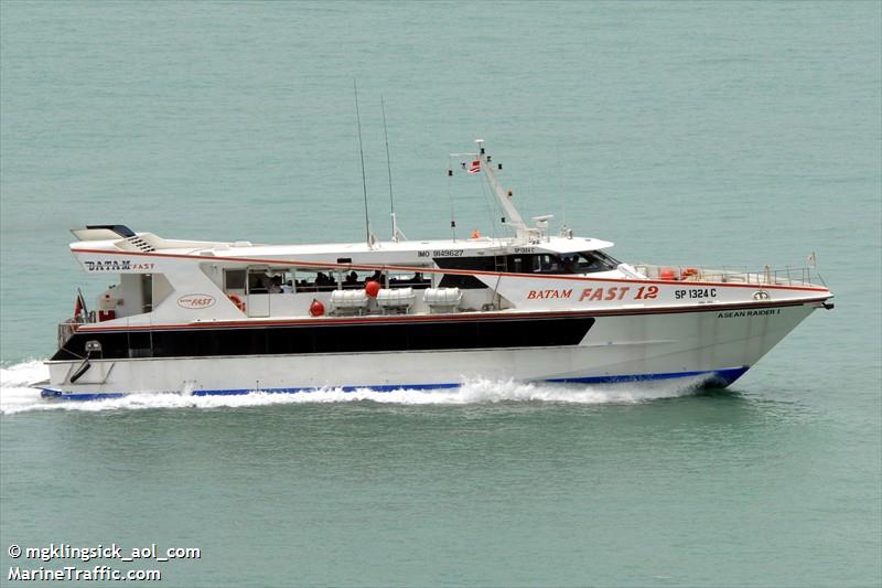 asean raider 1 (Passenger Ship) - IMO 9149627, MMSI 564330000, Call Sign 9V5482 under the flag of Singapore