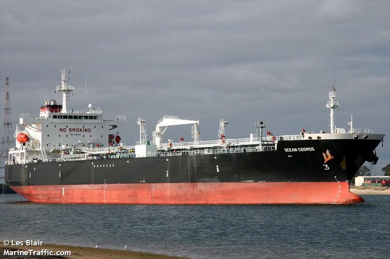 ocean cosmos (Crude Oil Tanker) - IMO 9308168, MMSI 565556000, Call Sign S6CQ8 under the flag of Singapore