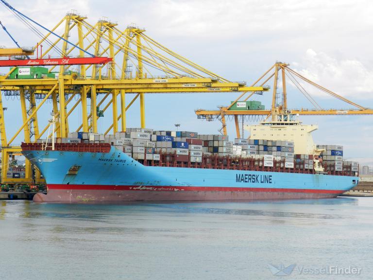 maersk taurus (Container Ship) - IMO 9334674, MMSI 565762000, Call Sign 9VFV4 under the flag of Singapore