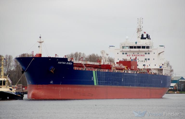 hafnia sunda (Chemical/Oil Products Tanker) - IMO 9725639, MMSI 566579000, Call Sign 9V3281 under the flag of Singapore
