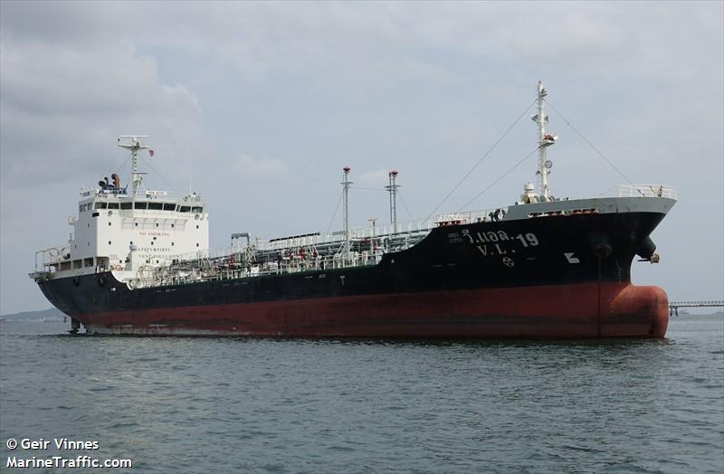 m.t.v.l.19 (Oil Products Tanker) - IMO 9424704, MMSI 567002240, Call Sign HSB6230 under the flag of Thailand