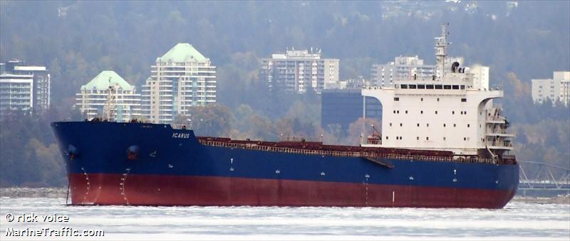 icarus (Bulk Carrier) - IMO 9638678, MMSI 577346000, Call Sign YJWB6 under the flag of Vanuatu