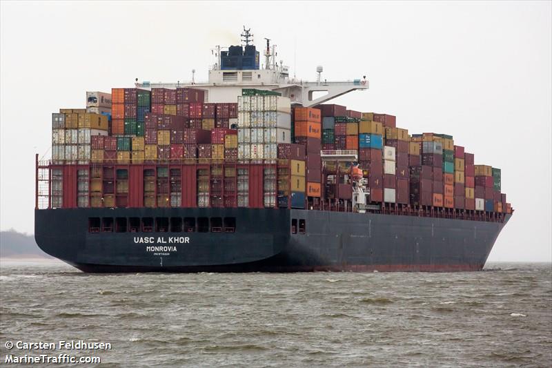 uasc al khor (Container Ship) - IMO 9710220, MMSI 636016983, Call Sign D5IS4 under the flag of Liberia