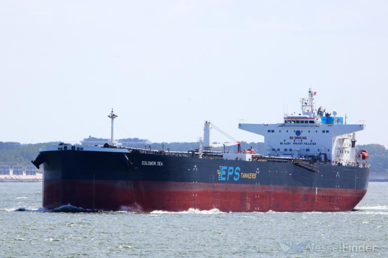 solomon sea (Crude Oil Tanker) - IMO 9760500, MMSI 636017500, Call Sign D5LG8 under the flag of Liberia