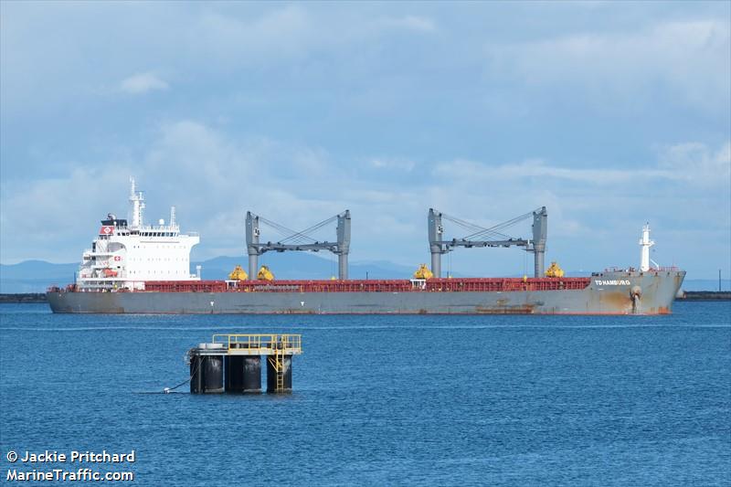 td hamburg (Bulk Carrier) - IMO 9726578, MMSI 636017645, Call Sign D5MA9 under the flag of Liberia