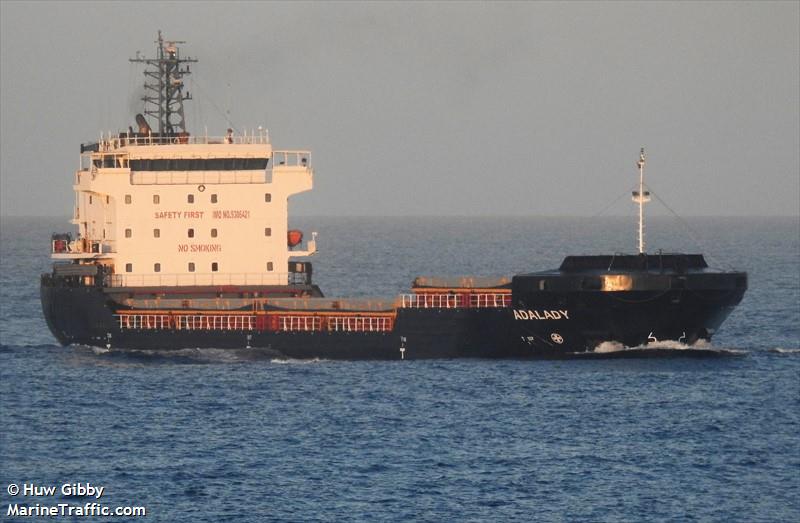 adalady (General Cargo Ship) - IMO 9306421, MMSI 636018661, Call Sign D5QT8 under the flag of Liberia