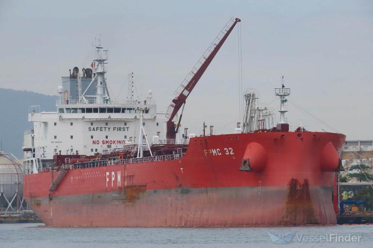 fpmc 32 (Chemical/Oil Products Tanker) - IMO 9831701, MMSI 636018724, Call Sign D5RC5 under the flag of Liberia