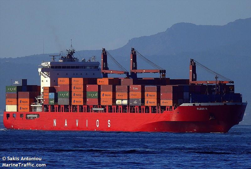 fleur n (Container Ship) - IMO 9509138, MMSI 636019931, Call Sign D5WV5 under the flag of Liberia