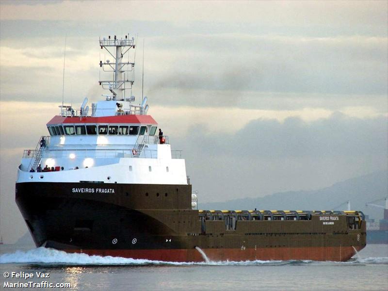 saveiros fragata (Offshore Tug/Supply Ship) - IMO 9364332, MMSI 710003090, Call Sign PPUD under the flag of Brazil