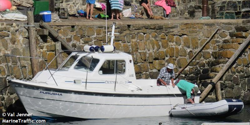 purusha (Pleasure craft) - IMO , MMSI 232008029, Call Sign MBAI3 under the flag of United Kingdom (UK)