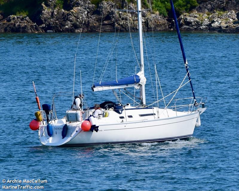 nokomis (Sailing vessel) - IMO , MMSI 235020727, Call Sign ZIUP5 under the flag of United Kingdom (UK)