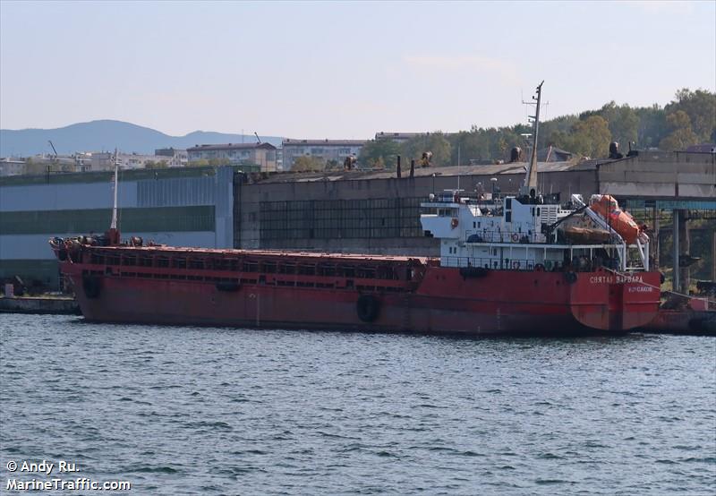 svyataya varvara (General Cargo Ship) - IMO 9143609, MMSI 273411440, Call Sign UBEQ4 under the flag of Russia
