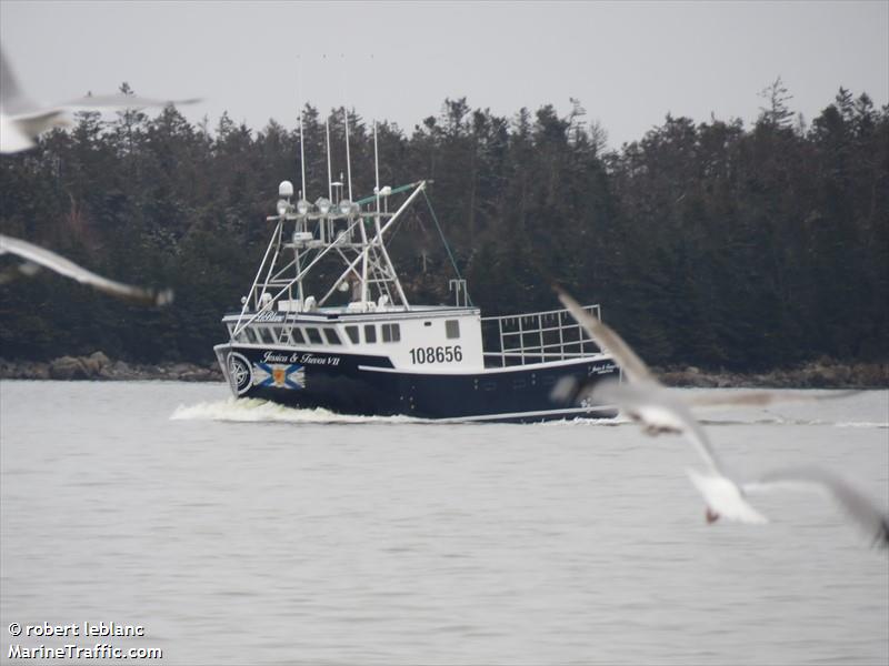 jessica and trevor 7 (-) - IMO , MMSI 316042165, Call Sign VHF 105 under the flag of Canada