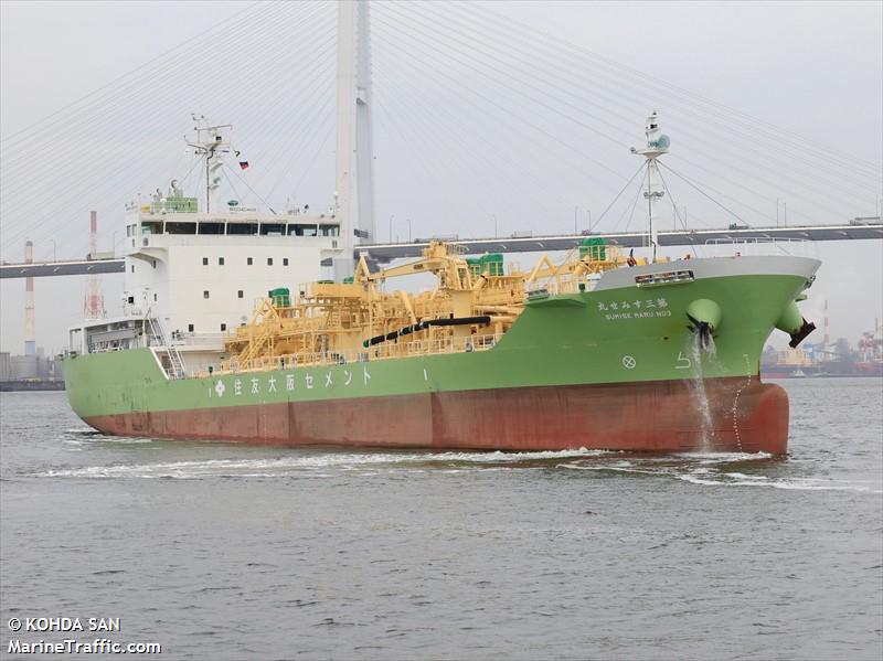 dai 3 sumise maru (Cement Carrier) - IMO 9947081, MMSI 431001720, Call Sign JD5130 under the flag of Japan