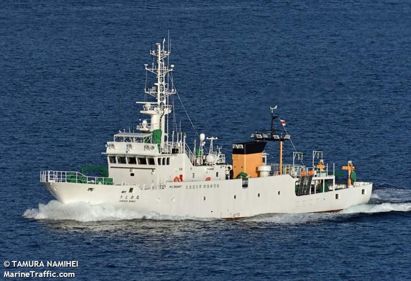 ushiomaru (Training Ship) - IMO 9924871, MMSI 431019982, Call Sign JD5096 under the flag of Japan