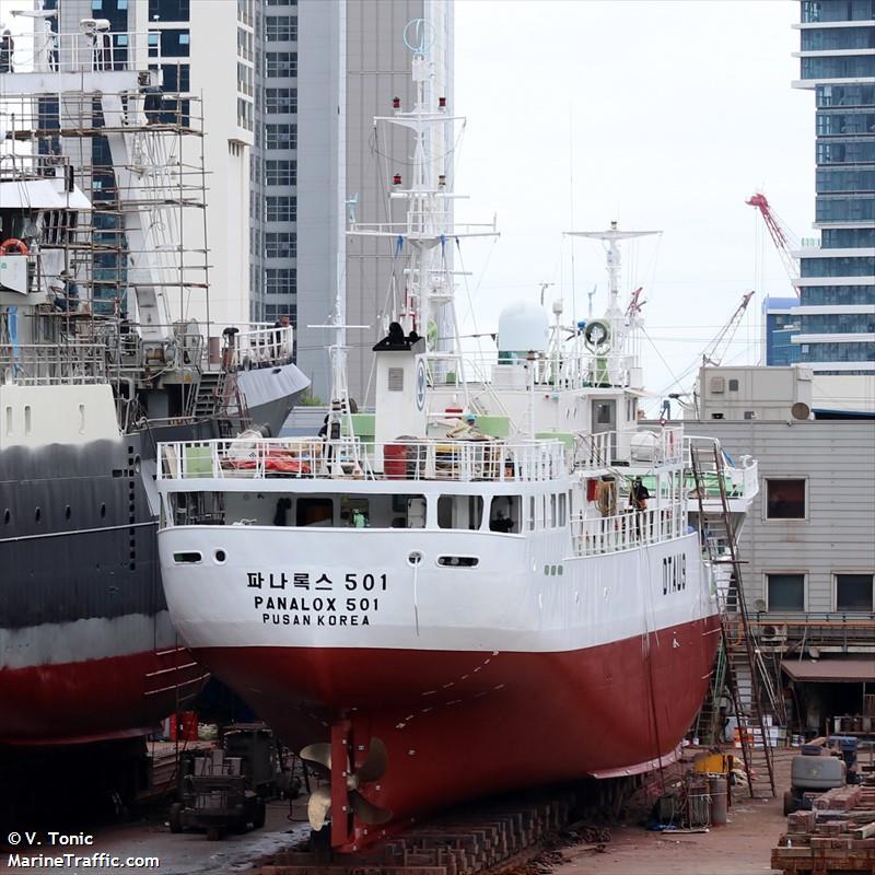 panalox no.501 (Fishing Vessel) - IMO 8916358, MMSI 440595000, Call Sign DTAU9 under the flag of Korea