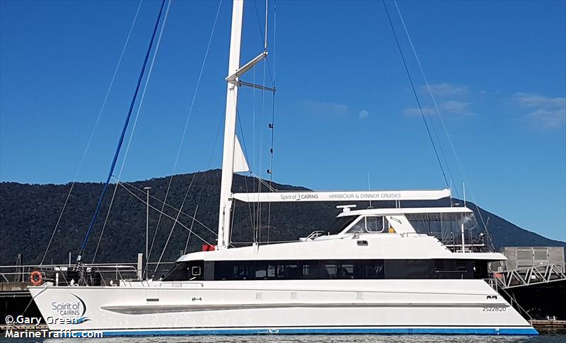 spirit of cairns (Sailing vessel) - IMO , MMSI 503027330, Call Sign 25228QD under the flag of Australia