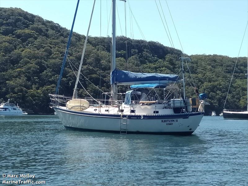 kaitlyn ii (Sailing vessel) - IMO , MMSI 503645800, Call Sign VJN3873 under the flag of Australia