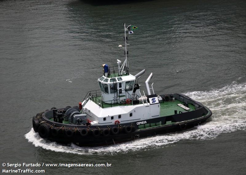 cepheus (Tug) - IMO 9541552, MMSI 710004490, Call Sign PP8405 under the flag of Brazil