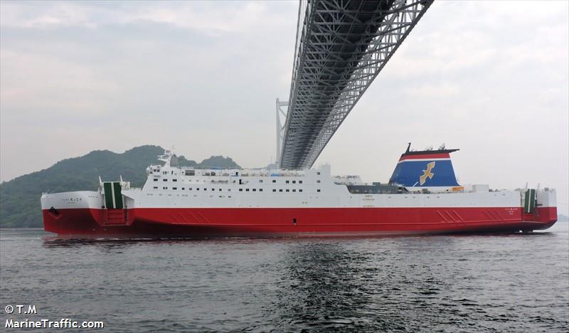 ferry rokko (Passenger/Ro-Ro Cargo Ship) - IMO 9913456, MMSI 431019729, Call Sign 7KLL under the flag of Japan