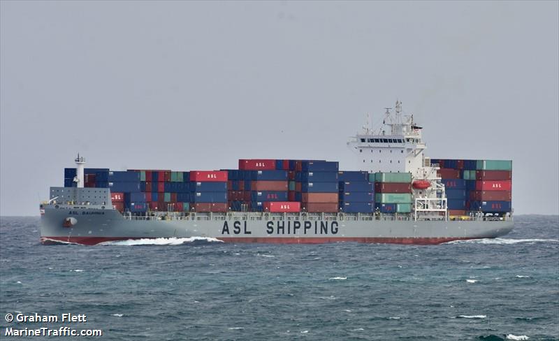 asl bauhinia (Container Ship) - IMO 9935868, MMSI 477856700, Call Sign VRUZ4 under the flag of Hong Kong