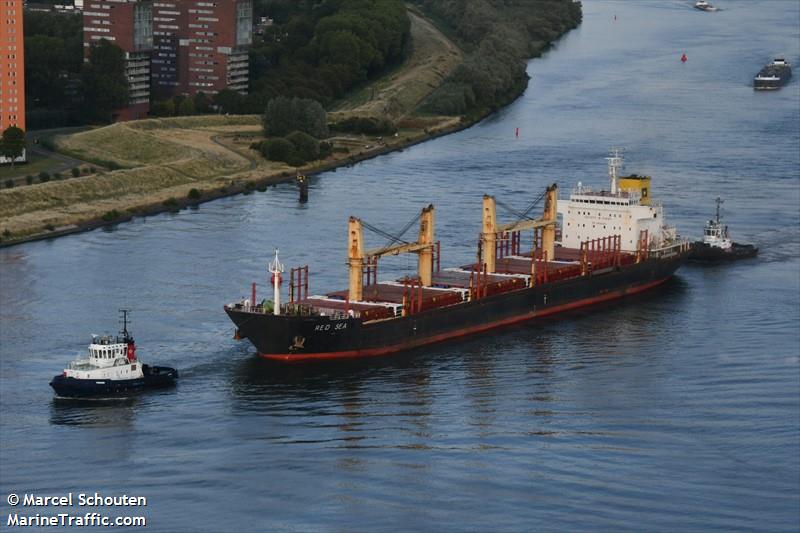 red sea (Bulk Carrier) - IMO 9502829, MMSI 538010042, Call Sign V7A5508 under the flag of Marshall Islands