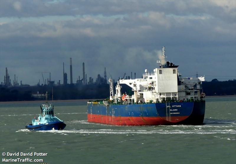 sfl ottawa (Crude Oil Tanker) - IMO 9593012, MMSI 538010185, Call Sign V7A5726 under the flag of Marshall Islands