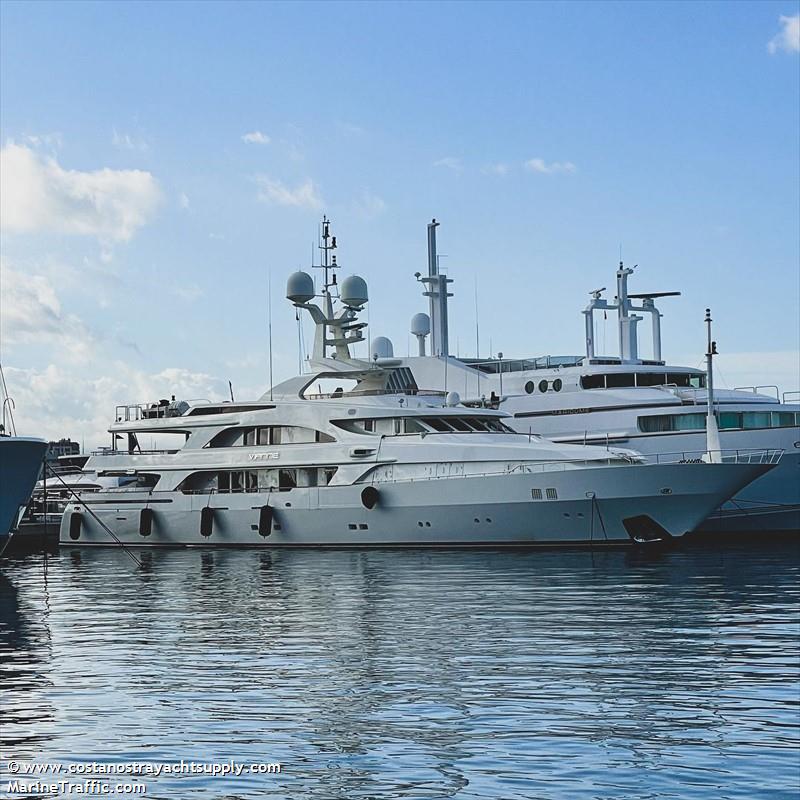 vianne (Yacht) - IMO 8734449, MMSI 538071840, Call Sign V7A5801 under the flag of Marshall Islands