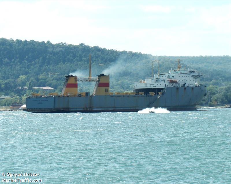 geroite nasevastopol (Ro-Ro Cargo Ship) - IMO 7529976, MMSI 207008000, Call Sign LZEB under the flag of Bulgaria