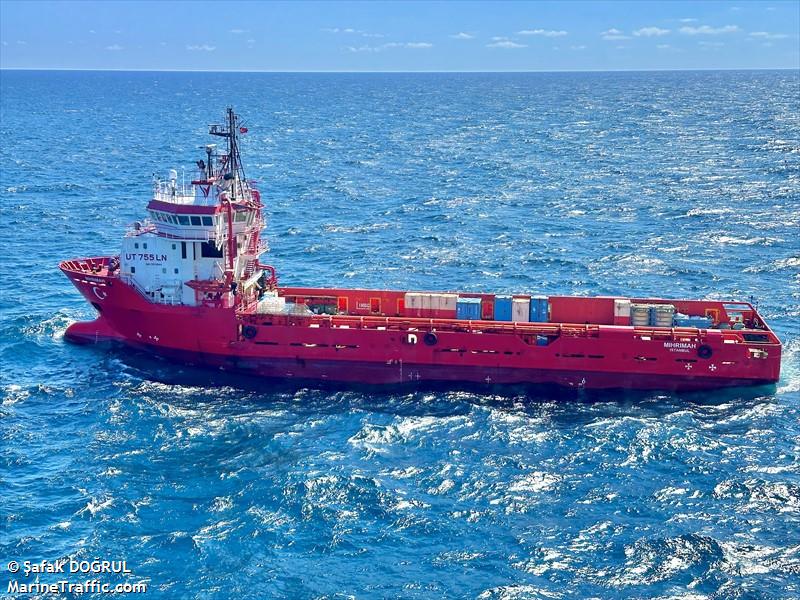mihrimah (Offshore Tug/Supply Ship) - IMO 9511844, MMSI 271050801, Call Sign TCA7236 under the flag of Turkey
