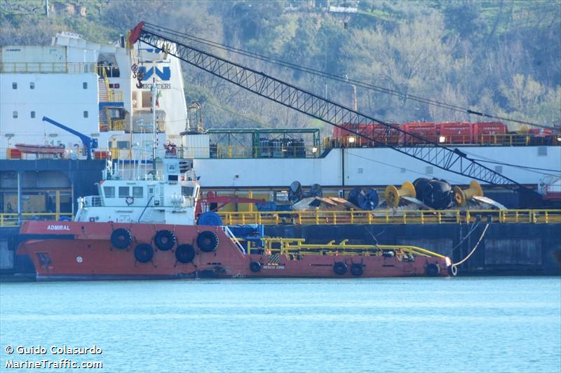 admiral (Offshore Tug/Supply Ship) - IMO 9421582, MMSI 345050010, Call Sign XCAN5 under the flag of Mexico