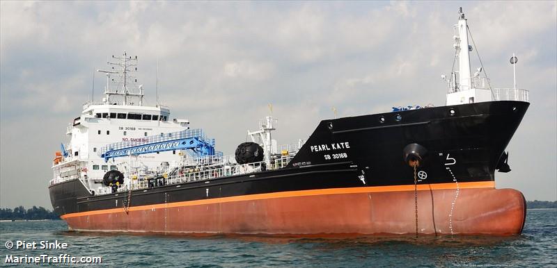 pearl kate (Bunkering Tanker) - IMO 9935686, MMSI 563167400, Call Sign 9V7523 under the flag of Singapore