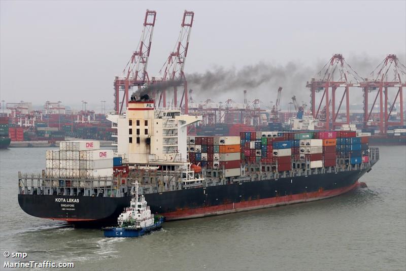 kota lekas (Container Ship) - IMO 9625401, MMSI 563172300, Call Sign 9V8480 under the flag of Singapore