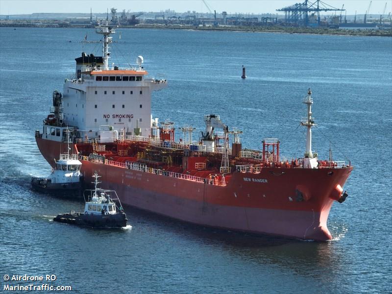 new ranger (Chemical/Oil Products Tanker) - IMO 9328326, MMSI 636021919, Call Sign 5LGI4 under the flag of Liberia
