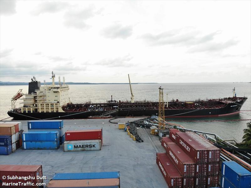 om borneo (Chemical/Oil Products Tanker) - IMO 9341445, MMSI 636022025, Call Sign 5LGV3 under the flag of Liberia