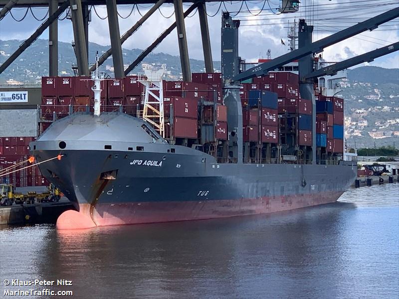 jpo aquila (Container Ship) - IMO 9477359, MMSI 636022261, Call Sign 5LHY3 under the flag of Liberia
