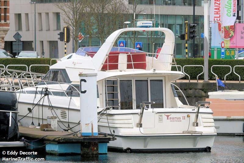 taurus ii (Pleasure craft) - IMO , MMSI 205601430, Call Sign OP6014 under the flag of Belgium