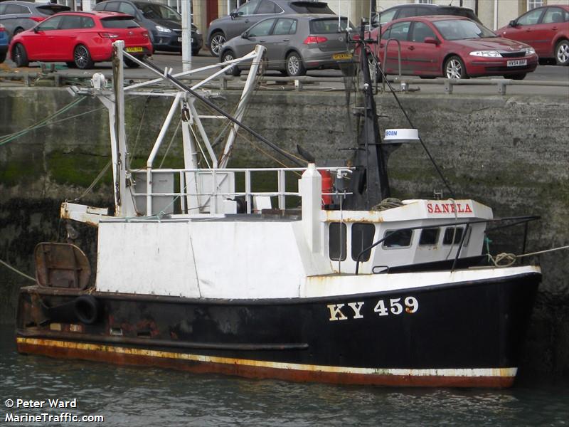sanela (Fishing vessel) - IMO , MMSI 235106122, Call Sign MVKG7 under the flag of United Kingdom (UK)