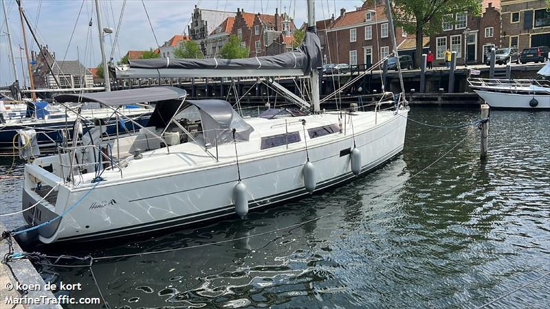 ondina (Sailing vessel) - IMO , MMSI 244315894, Call Sign PG3634 under the flag of Netherlands