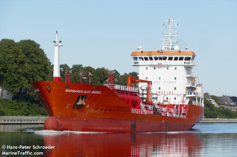 barbaros uluc vardal (Chemical/Oil Products Tanker) - IMO 9291602, MMSI 352001852, Call Sign 3E2764 under the flag of Panama