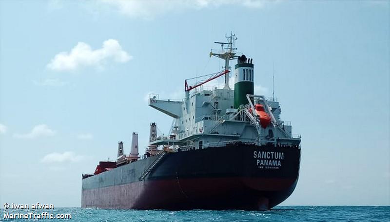 sanctum (Bulk Carrier) - IMO 9566435, MMSI 352002039, Call Sign 3E2201 under the flag of Panama