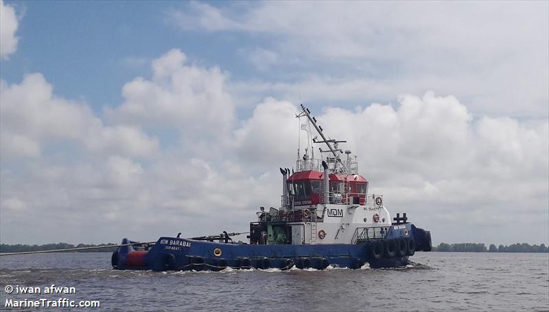 mdm barabai (Tug) - IMO 9641077, MMSI 525025087, Call Sign YDKG under the flag of Indonesia